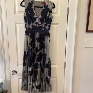 Altuzarra deep purple and Gray Midi Dress